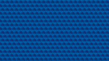 Abstract blue cubes pattern.