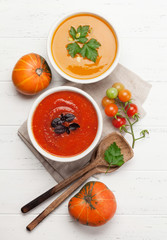 Tomato and pumpkin soup