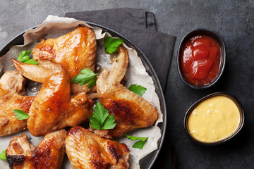 Hot chicken wings