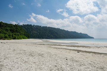 Fototapeta na wymiar Radhanagar Beach at Havelock Island