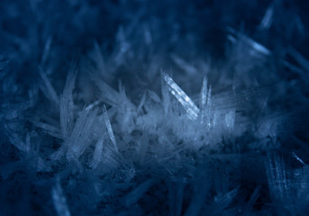 Fototapeta na wymiar Ice crystals 25