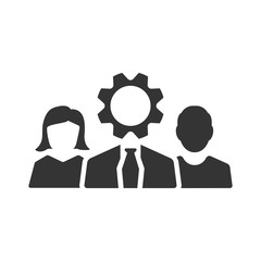 Business expert team icon