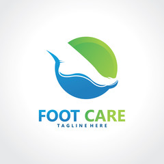 foot logo design template icon vector isolated