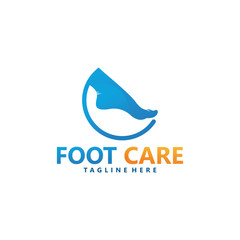 foot logo design template icon vector isolated