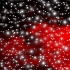 Dark Orange vector background with small and big stars. Modern geometric abstract illustration with stars. Design for your business promotion.