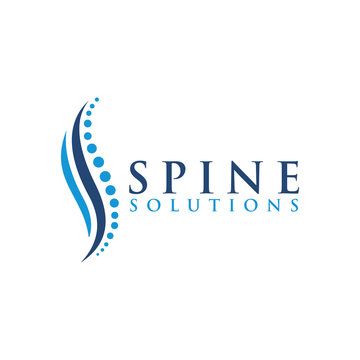 spine logo icon vector isolated design