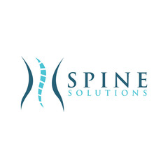 Naklejka premium spine logo icon vector isolated design