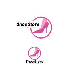 shoe logo icon vector isolated