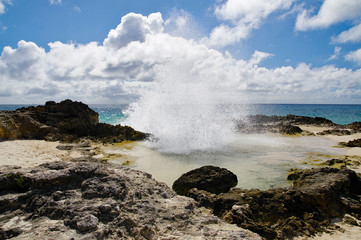 La Douche beach on the road to La Pointe Des Chateaux, Grande-Terre, Guadeloupe