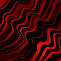 Dark Orange vector pattern with lines. Abstract gradient illustration with wry lines. Best design for your ad, poster, banner.