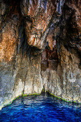 Coastline in Zalynthos island