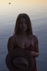 Woman On The Lake 