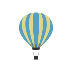 Colorful Hot air balloon isolated on white background. vector format.