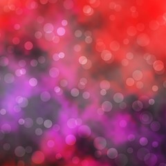 Light Pink, Red vector texture with circles. Abstract colorful disks on simple gradient background. Pattern for business ads.