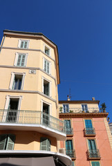 Old town houses - Hyeres - Provence - FRANCE