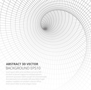 Abstract geometric background. Optical illusion of spiral motion.