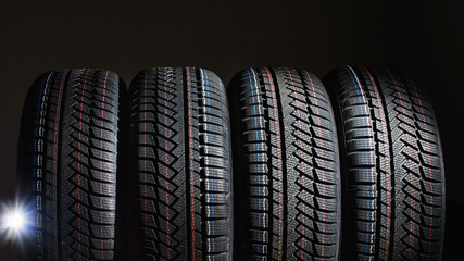 new winter tires - isolated - cool © Igor Link