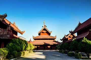 The Mandalay Palace in Myanmar