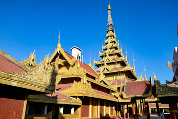 The Mandalay Palace in Myanmar
