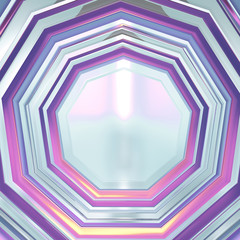 Elegant, beautiful abstract background with elements, studio, pedestal, minimalism. 3d illustration, 3d ..rendering.