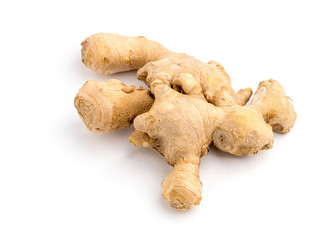 ginger on white background