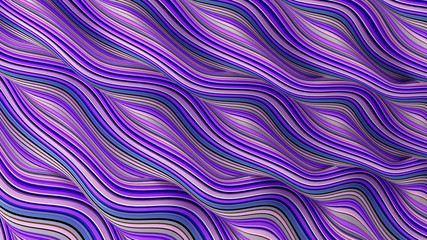Elegant line background. 3d illustration, 3d rendering.
