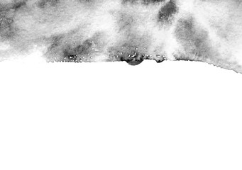 Gray abstract background in watercolor