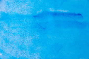 Abstract blue background in watercolor style