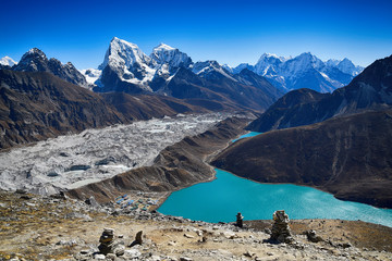 View from Gokyo Ri to the Gokyo lake