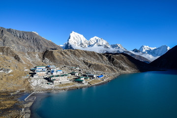 View from Gokyo Ri to the Gokyo lake