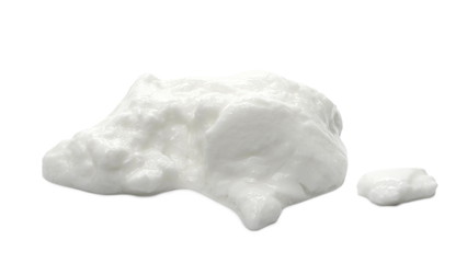 Yogurt isolated on white background