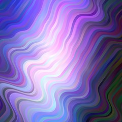 Dark Pink, Blue vector pattern with wry lines.