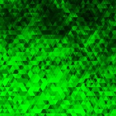 Light Green vector background with lines, triangles.