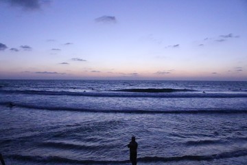 Fototapeta premium coucher de soleil a la plage