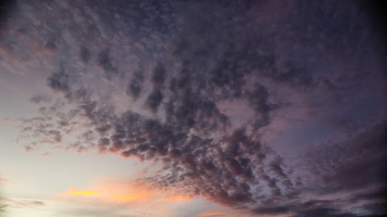 Fototapeta premium dramatic sky with clouds and sun