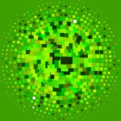 Light Green vector pattern in square style. Abstract gradient illustration with colorful rectangles. Template for cellphones.