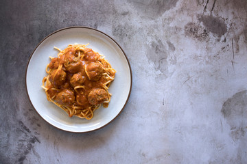 Spaghetti and Meatballs