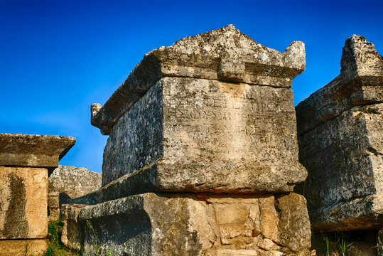 Mausoleum tomb in the necropolis