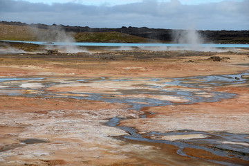 Hochtemperaturgebiet auf der Reykianes-Halbinsel, Island