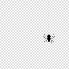Spider icon mock up vector illustration isolated