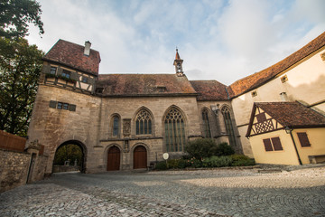Fototapeta na wymiar Rothenburg ob der Tauber, St. Wolfgangs Church Germany