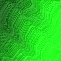 Light Green vector backdrop with curves.