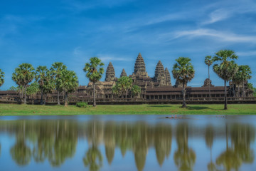 Fototapeta na wymiar Angkor Wat Art in Siem Reap Province in Cambodia