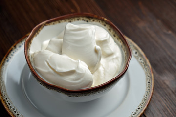 Sour cream. catering menu