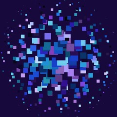 Light Pink, Blue vector background in polygonal style. Abstract gradient illustration with colorful rectangles. Pattern for busines booklets, leaflets