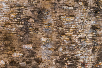Facade brick wall empty grunge background