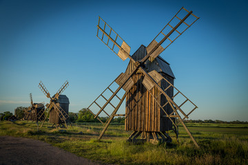 Windmühlen auf Öland, Schweden
