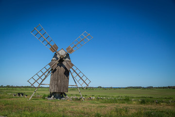 Windmühlen auf Öland, Schweden
