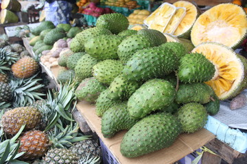 fresh vegetables in the market