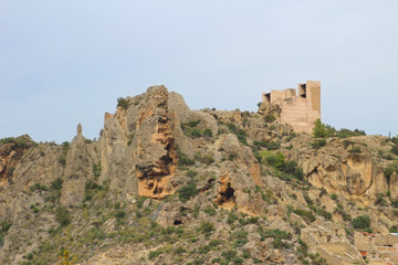 Fototapeta na wymiar Castillo de Blanca, Murcia, España